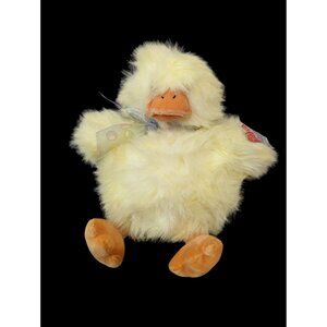 Gund Nursery Rhyme Yellow Duckling Plush Squeeze Me I Quack Stuffed Animal 12"